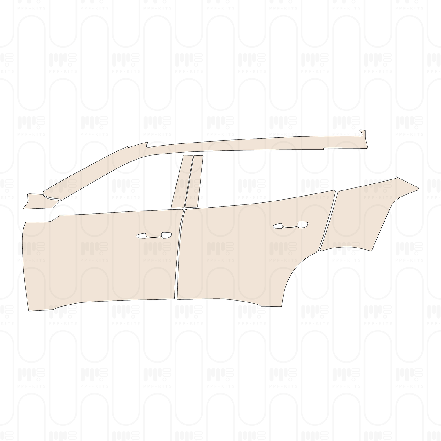 Voorgesneden PPF Peugeot 2008 (EU) Allure 2026