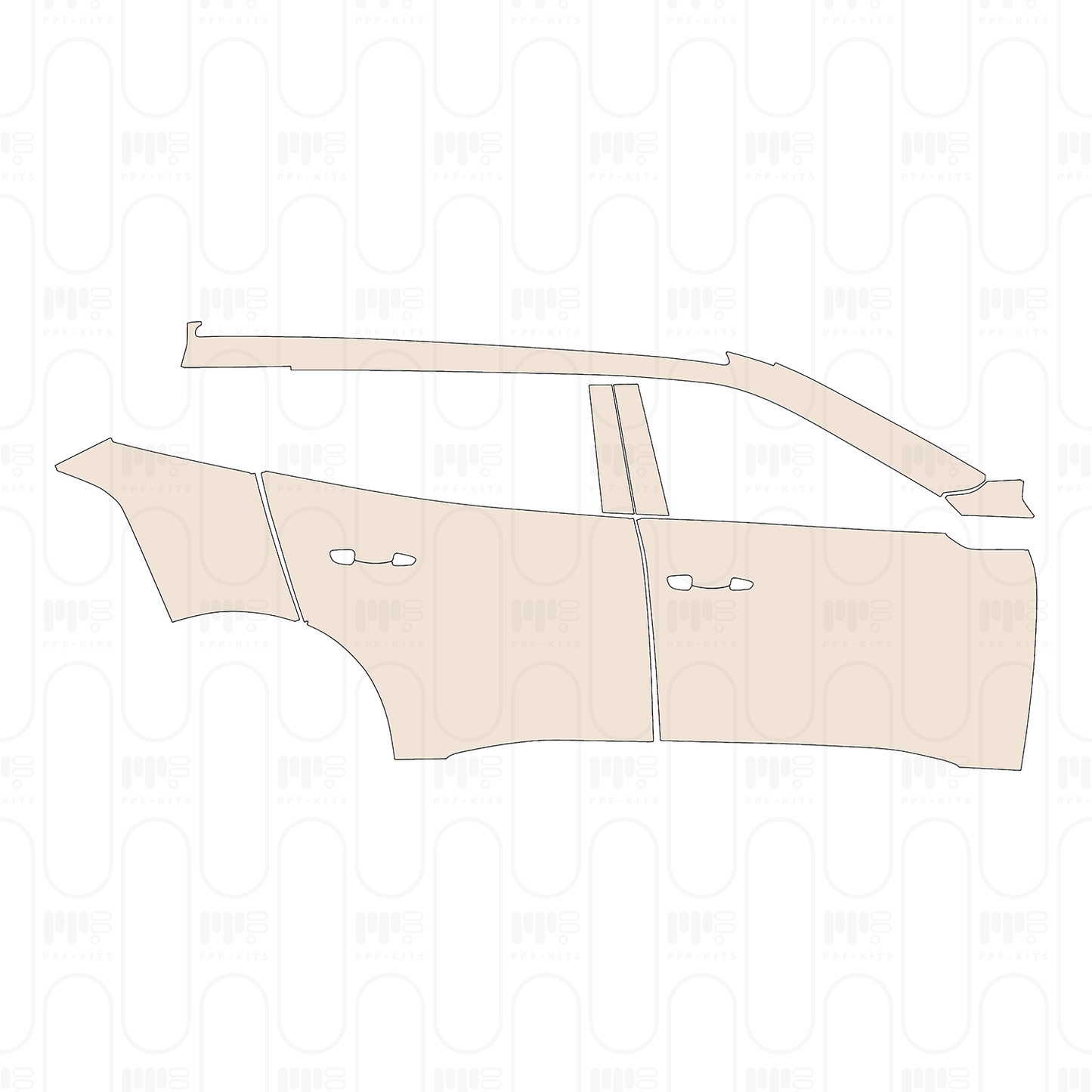 Voorgesneden PPF Peugeot 2008 (EU) Allure 2026
