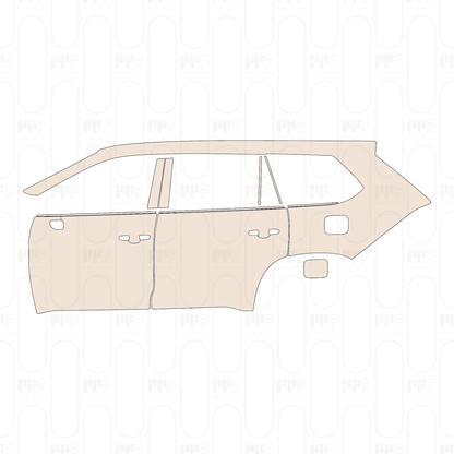 Voorgesneden PPF Toyota Grand Highlander (US) Limited 2025