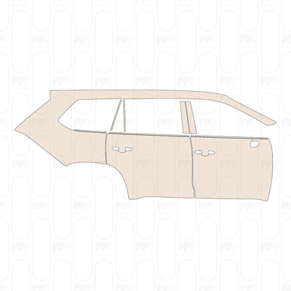 Voorgesneden PPF Toyota Grand Highlander (US) Limited 2025