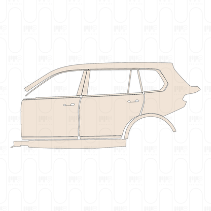 Voorgesneden PPF BMW X7 M60i 2026