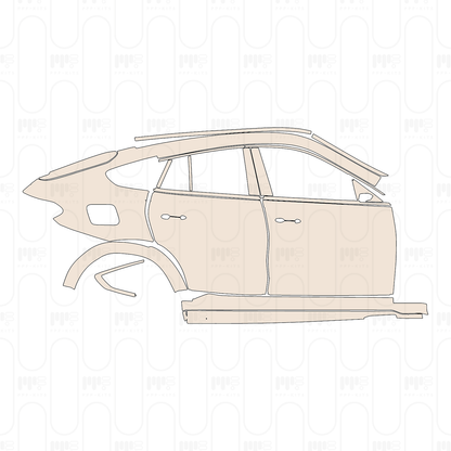 Voorgesneden PPF BMW X6 M60i 2026