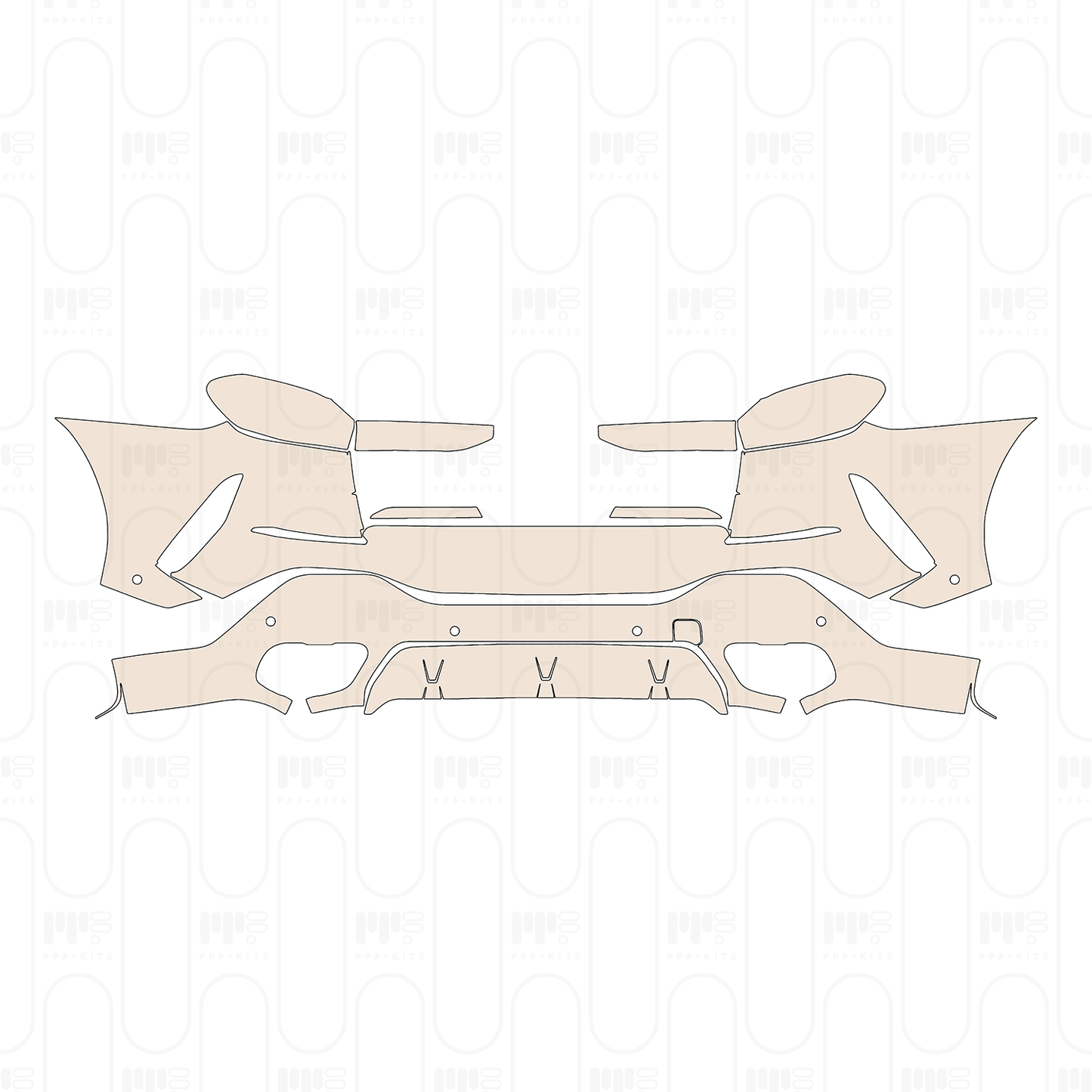 Voorgesneden PPF BMW X6 M60i 2026