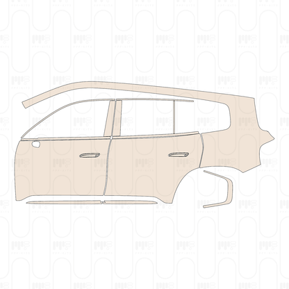 Voorgesneden PPF Mercedes-Benz GLB Electric Base 2026