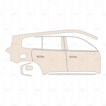 Voorgesneden PPF Mercedes-Benz GLB Electric Base 2026