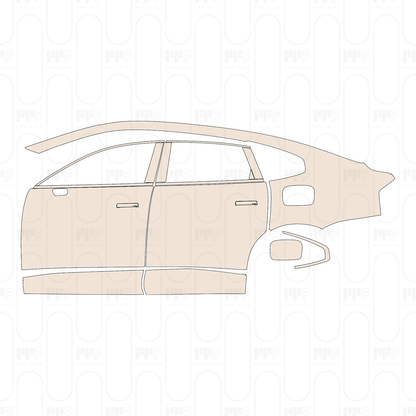 Voorgesneden PPF Volvo ES90 (EU) 2026