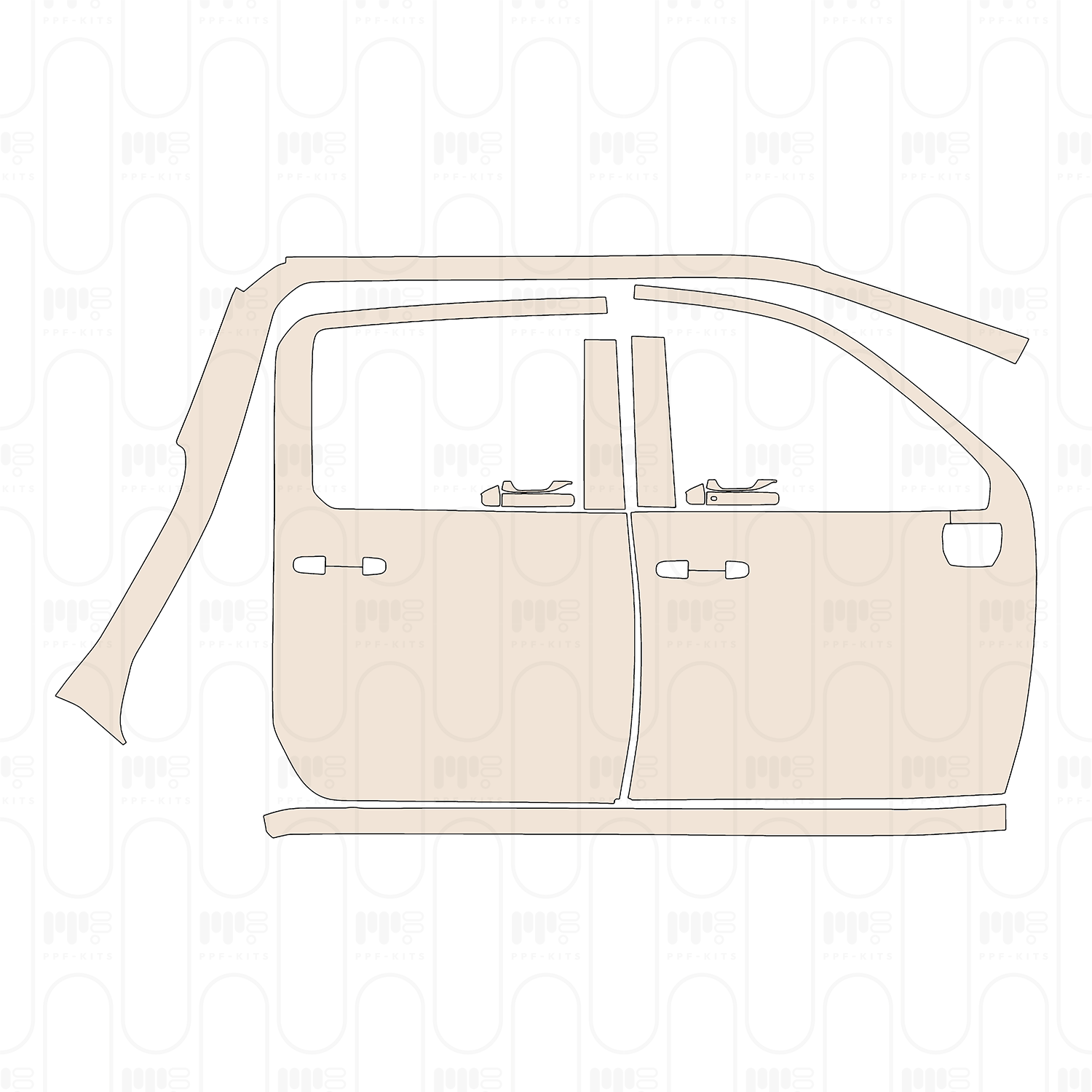 Bumper+Headlamp with 4 PDC (Parking Sensors)