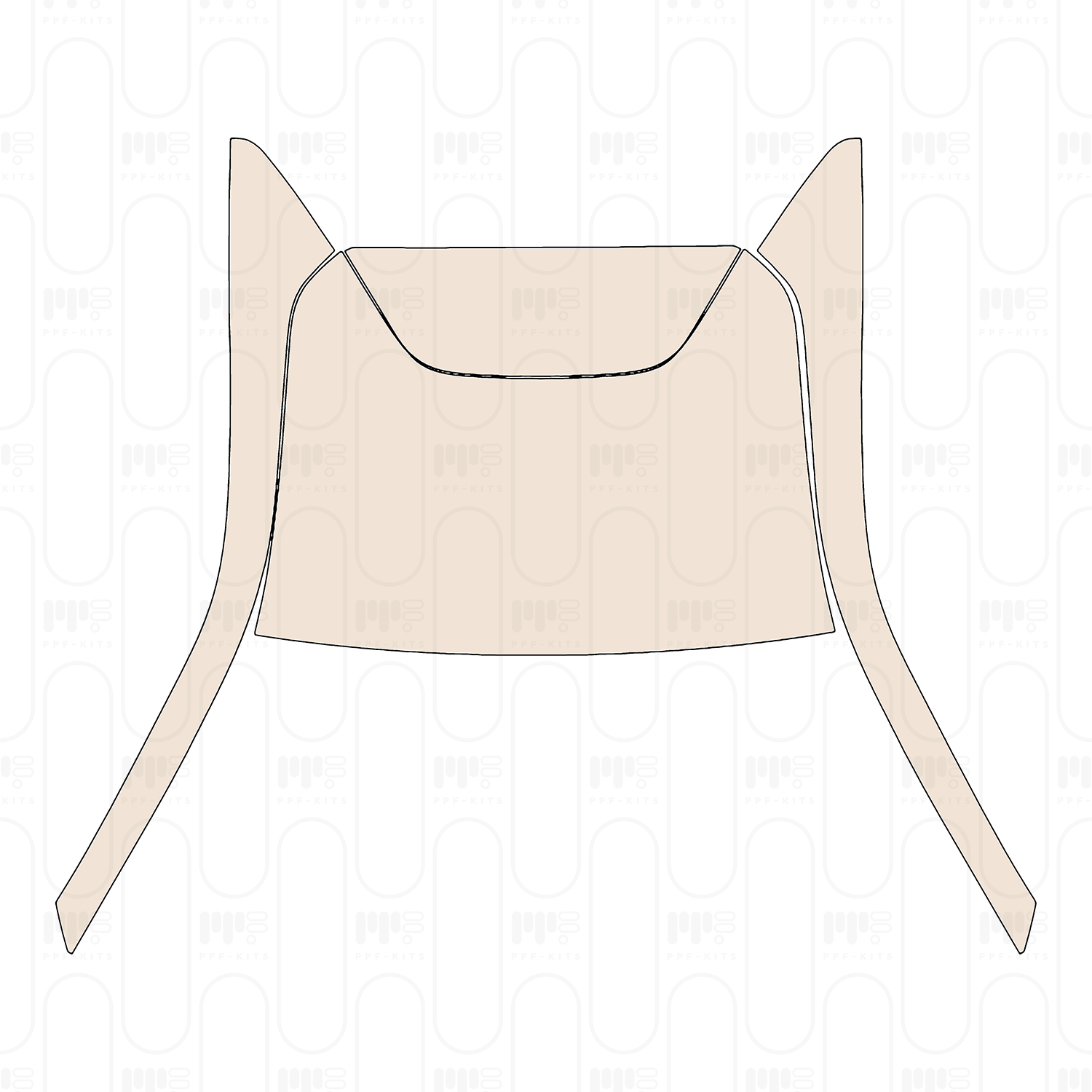 Trunk Lid with "MAVERICK" & "HYBRID" Emblems