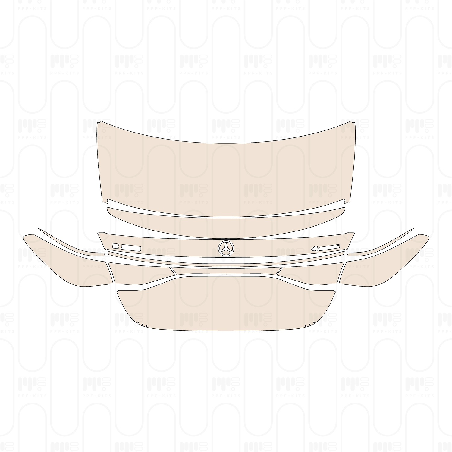 Trunk Lid with "1.5T" & "CUSTIN" Emblems