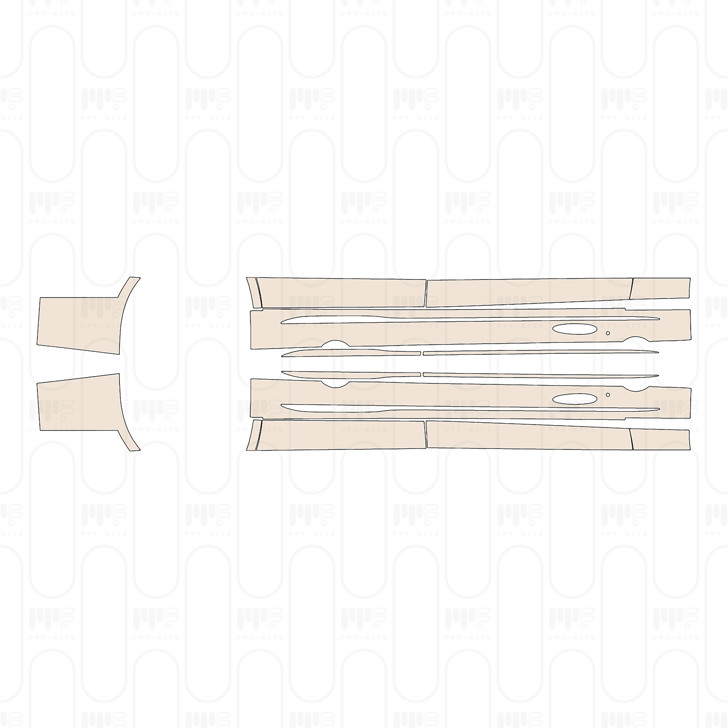 (right) Door+Side Skirt