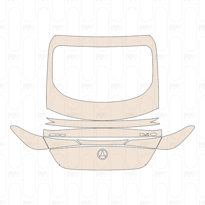 Trunk Lid with "AMG" & "GLC 43" Emblem