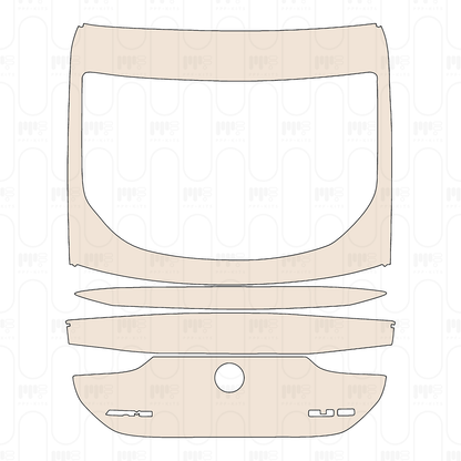 Trunk Lid with "AMG" & "GLE 53" Emblems