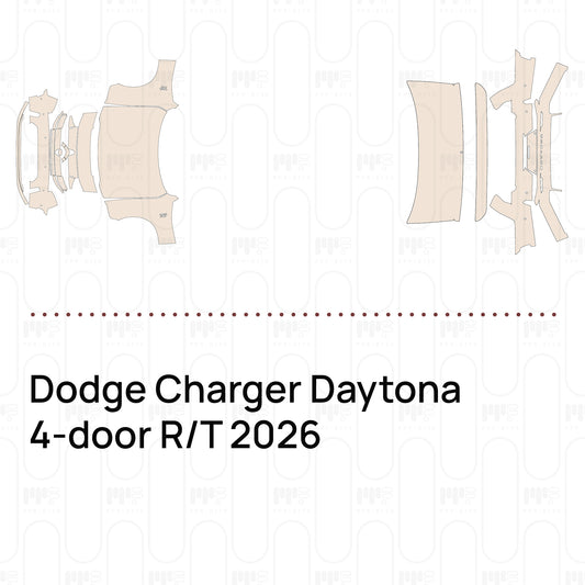 Dodge Charger Daytona 4-door R T 2026 – Voorgesneden PPF