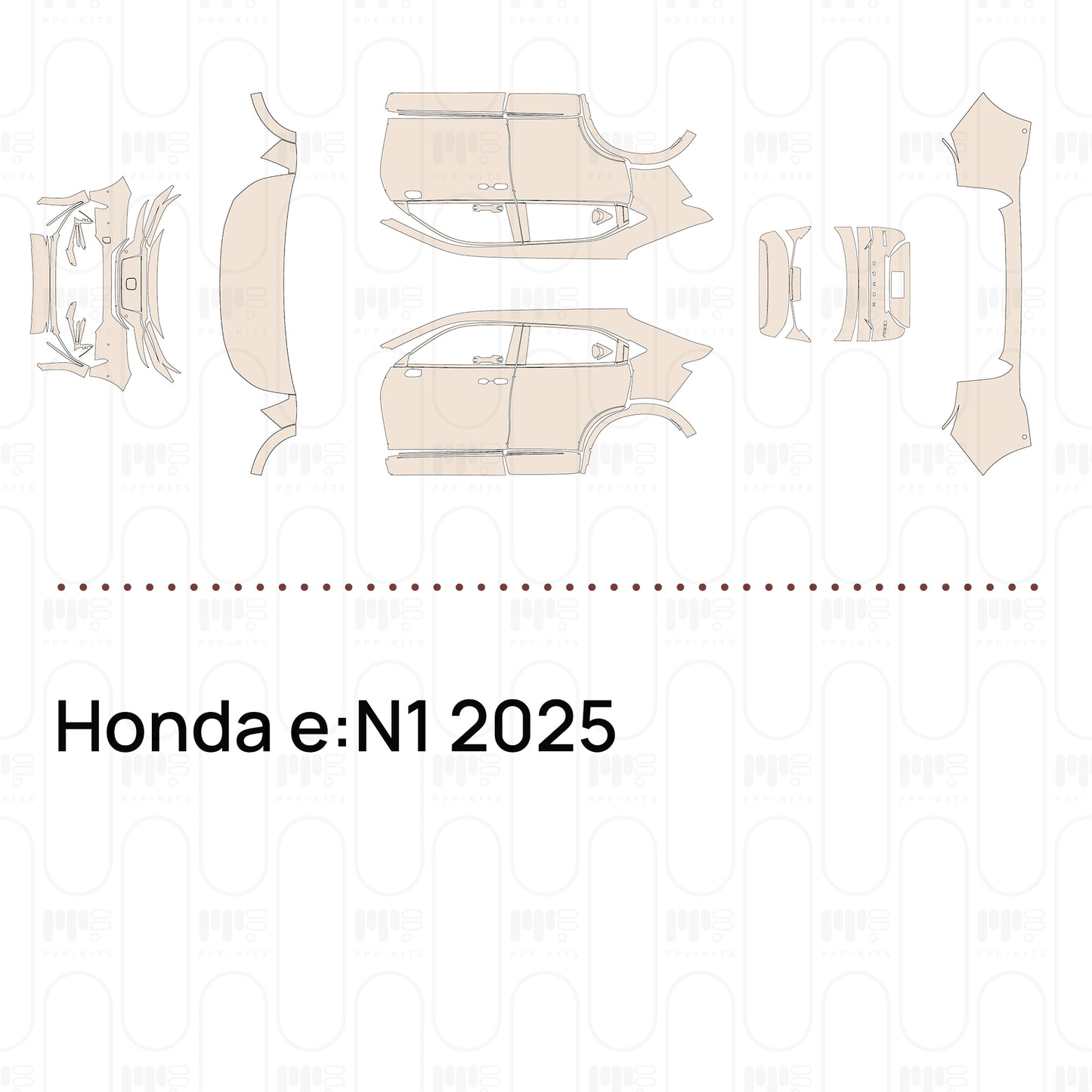 Honda e:N1 2025 – Voorgesneden PPF