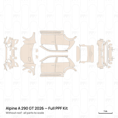 Without roof / PPF-Kits PK-G2