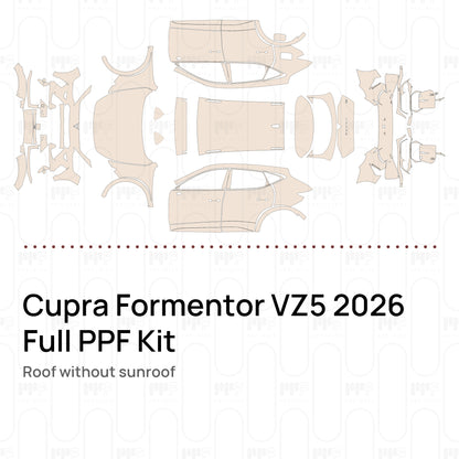 Roof without sunroof / PPF-Kits PK-G2