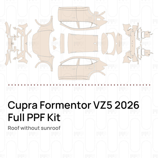 Roof without sunroof / PPF-Kits PK-G2