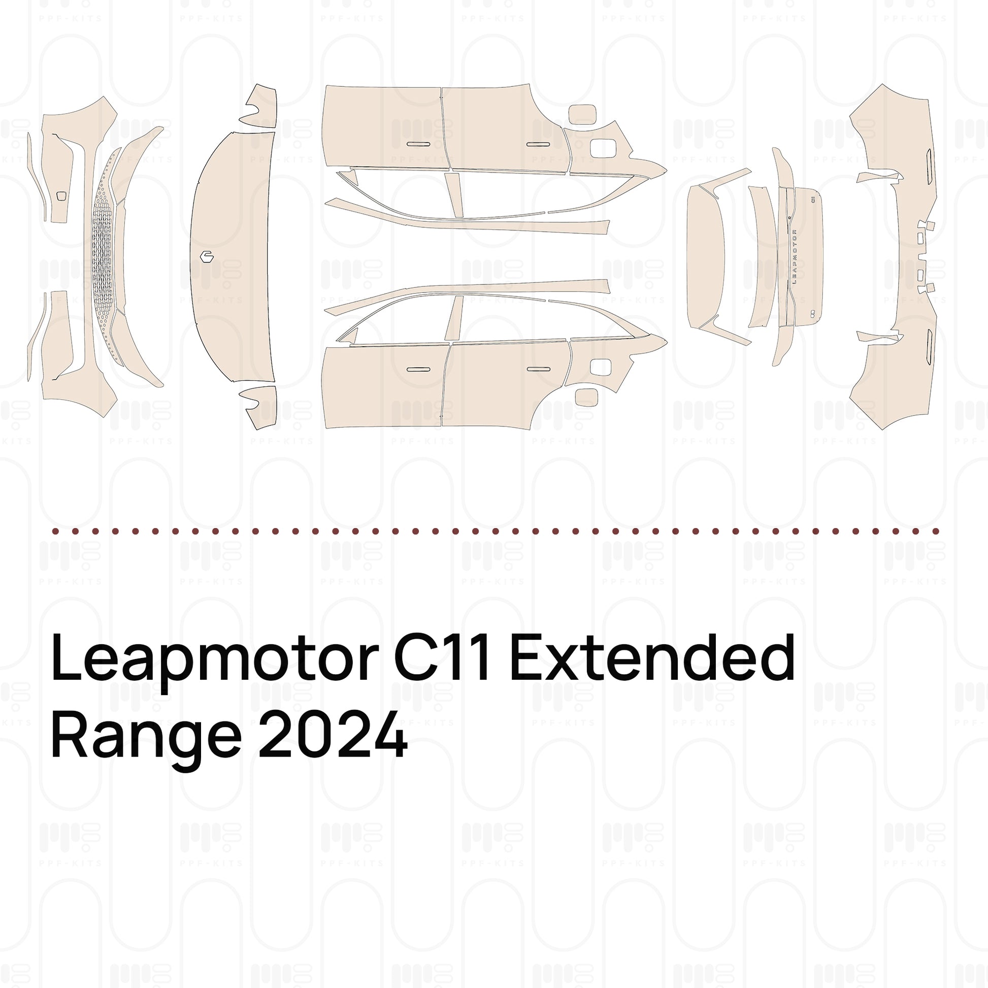 Bumper+Headlamp with license frame cutout