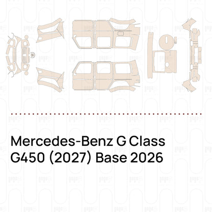Mercedes-Benz G Class G 580 mit EQ Technologie (2027) Base 2026 – Voorgesneden PPF