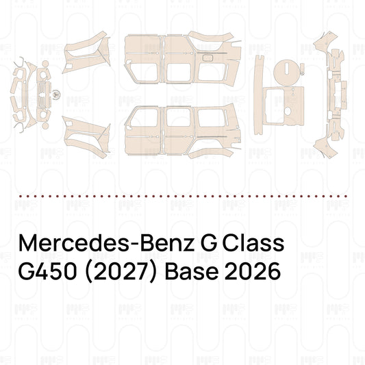 Mercedes-Benz G Class G 580 mit EQ Technologie (2027) Base 2026 – Voorgesneden PPF