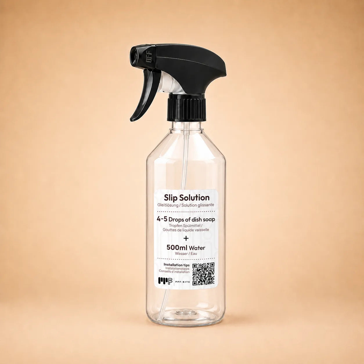 Pre-cut PPF pattern: ProductImage Slip 500 - PPF-Kits Slip Solution Bottle