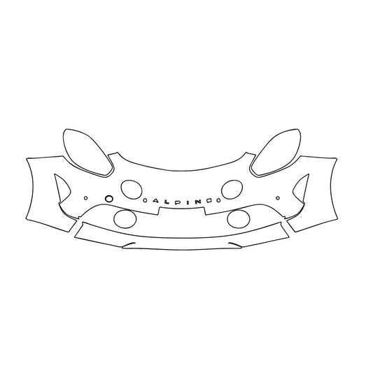 Voorgesneden PPF Alpine A 110 GT 2025