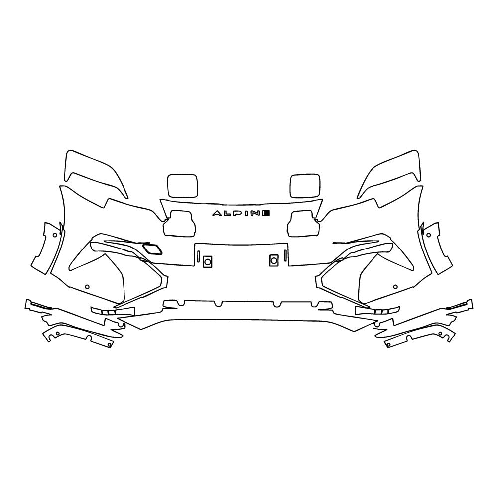 Voorgesneden PPF Alpine A 290 GT 2025