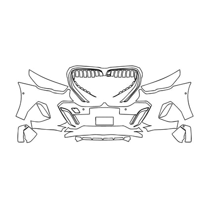 Voorgesneden PPF BMW 5 Series Sedan Extended Wheelbase M Sport 2025