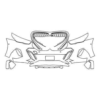 Voorgesneden PPF BMW 5 Series Sedan Extended Wheelbase M Sport 2025