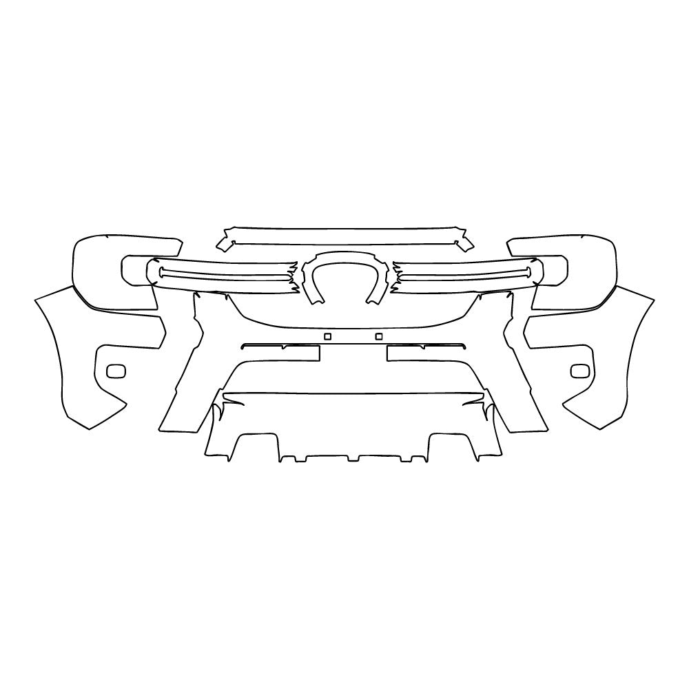Voorgesneden PPF Ford Ranger (EU) Wildtrak 2024