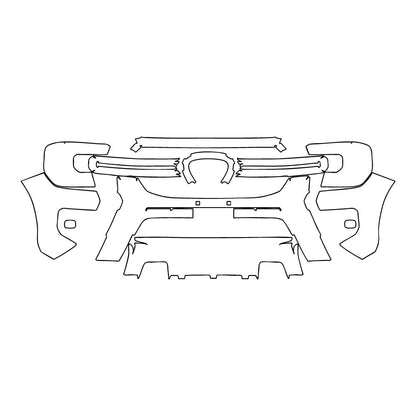 Voorgesneden PPF Ford Ranger (EU) Wildtrak 2024