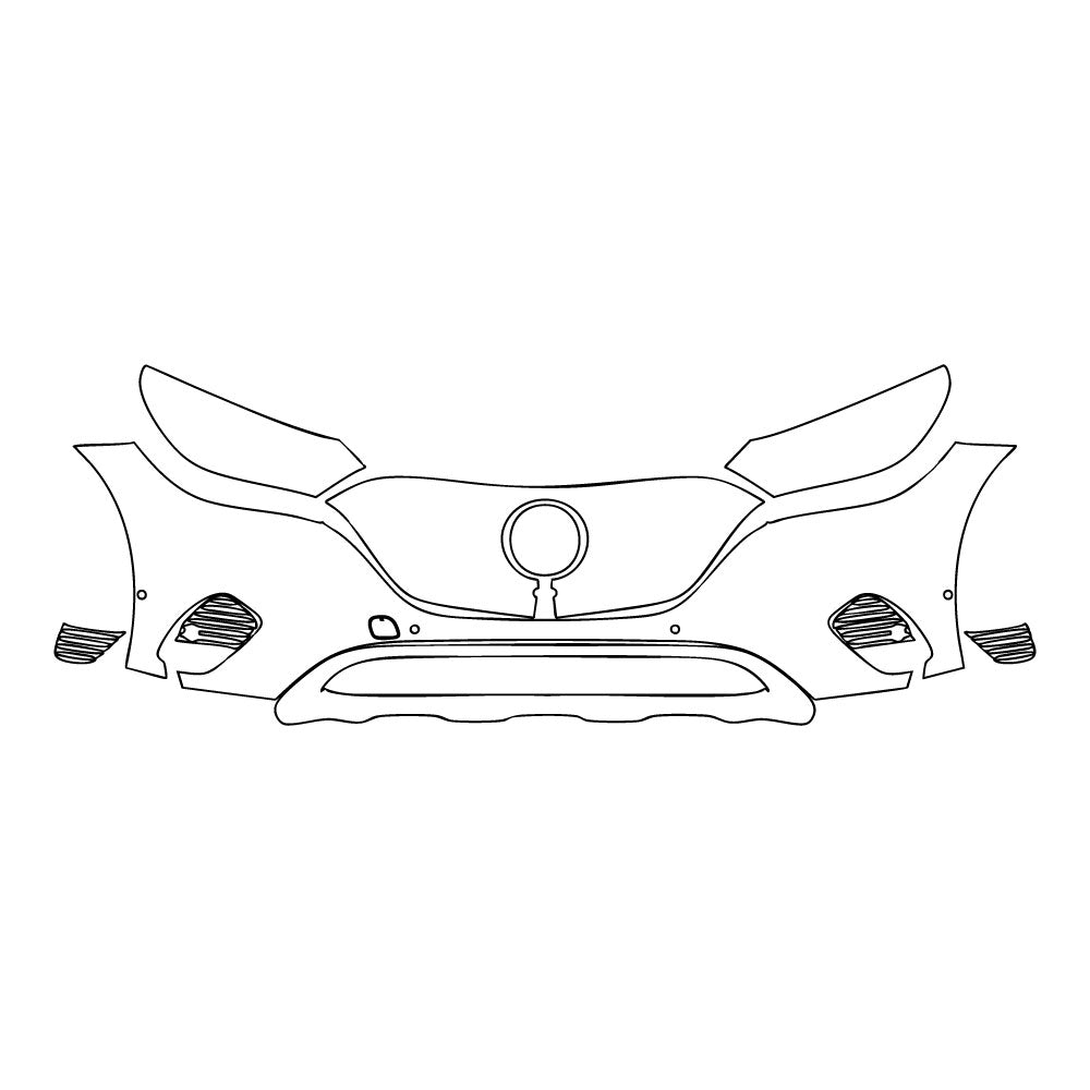 Voorgesneden PPF Mercedes-Benz EQE SUV Base 2025