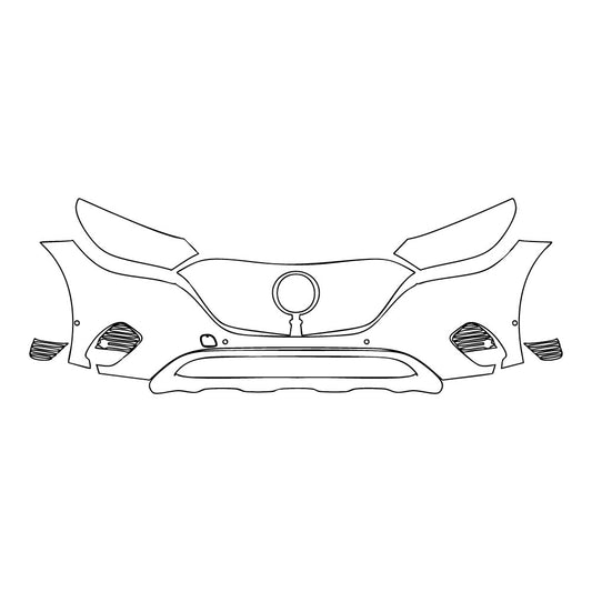 Voorgesneden PPF Mercedes-Benz EQE SUV Base 2025