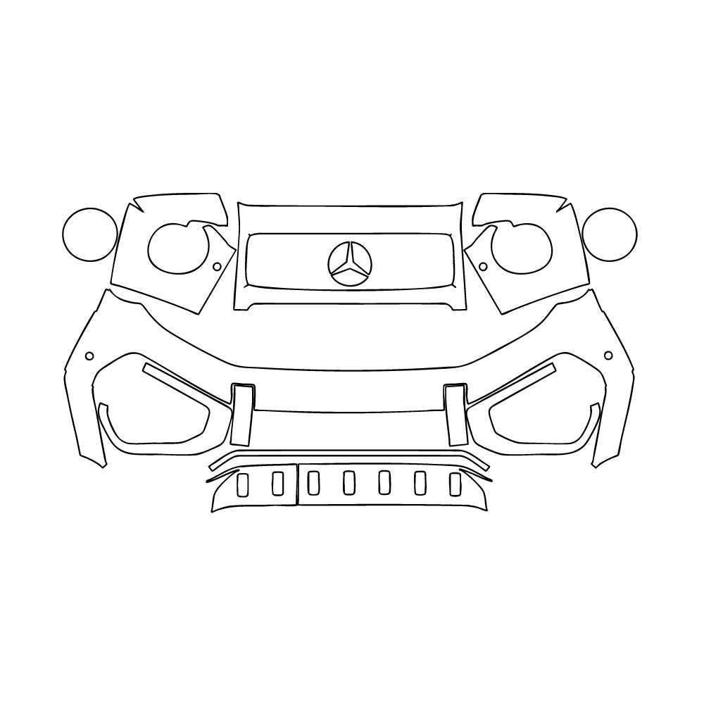 Voorgesneden PPF Mercedes-Benz G Class AMG G63 2025