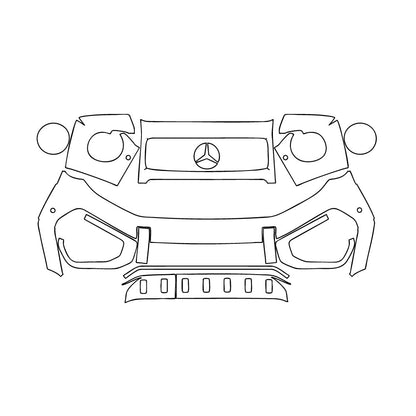 Voorgesneden PPF Mercedes-Benz G Class AMG G63 2025