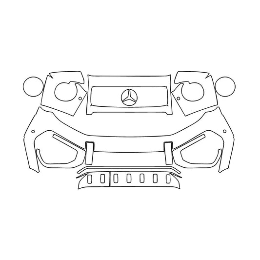 Voorgesneden PPF Mercedes-Benz G Class AMG G63 2025