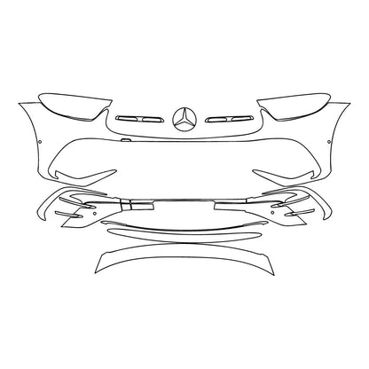 Voorgesneden PPF Mercedes-Benz GLC Coupe AMG line 2025