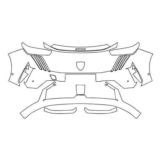 Voorgesneden PPF Peugeot E-3008 (EU) Allure 2025