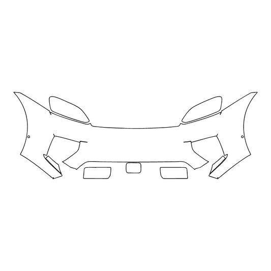 Voorgesneden PPF Porsche Macan Electric Base 2025