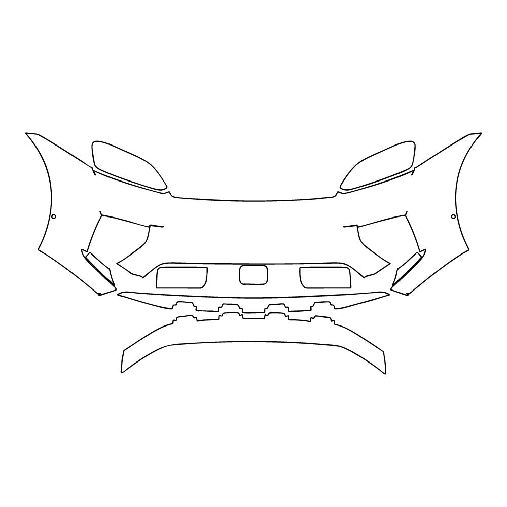 Voorgesneden PPF Porsche Macan Electric Base 2025