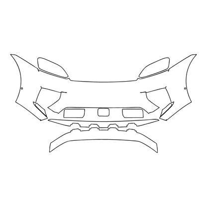 Voorgesneden PPF Porsche Macan Electric Base 2025