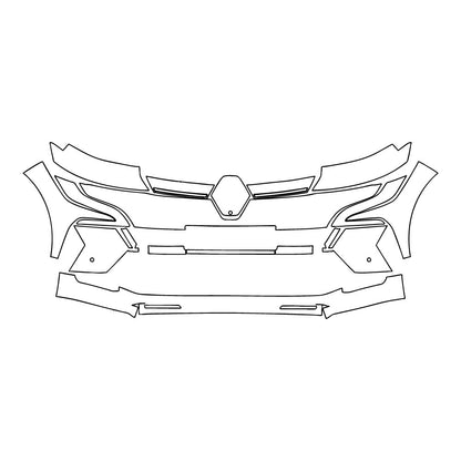 Voorgesneden PPF Renault Megane E-Tech 2025