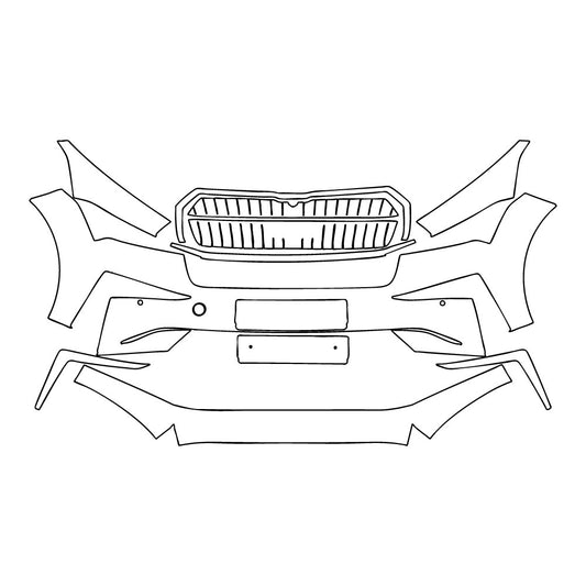 Voorgesneden PPF Skoda Enyaq iV (EU) Luxury 2025
