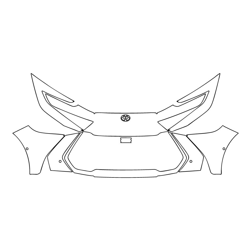 Voorgesneden PPF Toyota C-HR PHEV (EU) 2025