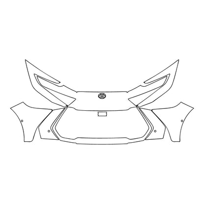 Voorgesneden PPF Toyota C-HR PHEV (EU) 2025