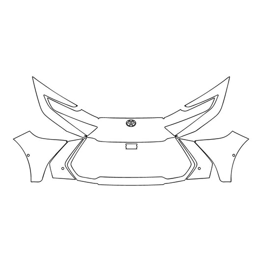 Voorgesneden PPF Toyota C-HR PHEV (EU) 2025