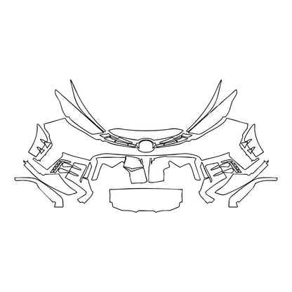 Voorgesneden PPF Toyota GR Yaris 2025