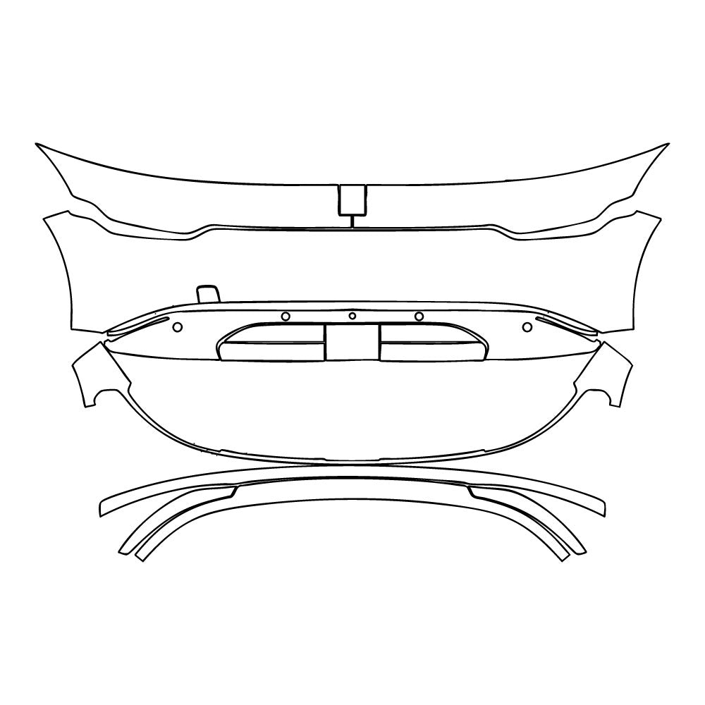 Voorgesneden PPF Zeekr 7X 2025