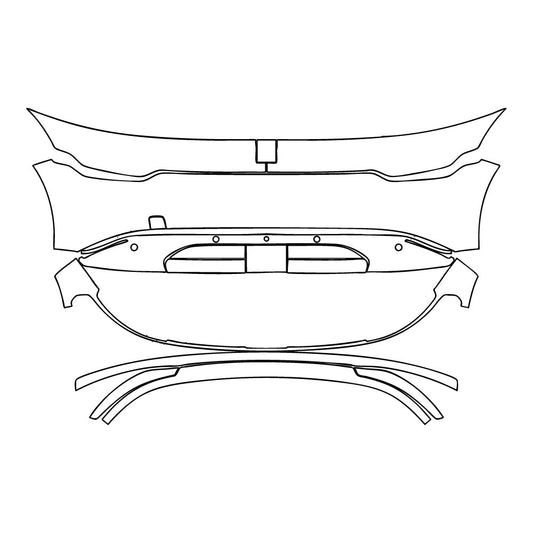 Voorgesneden PPF Zeekr 7X 2025