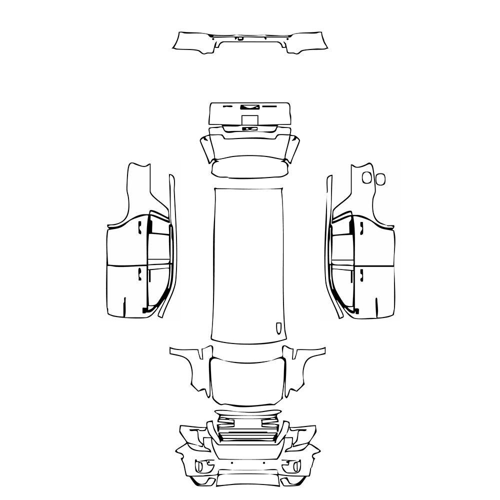 Pre-Cut PPF GMC Yukon  SLE 2021 - PPF-Kits